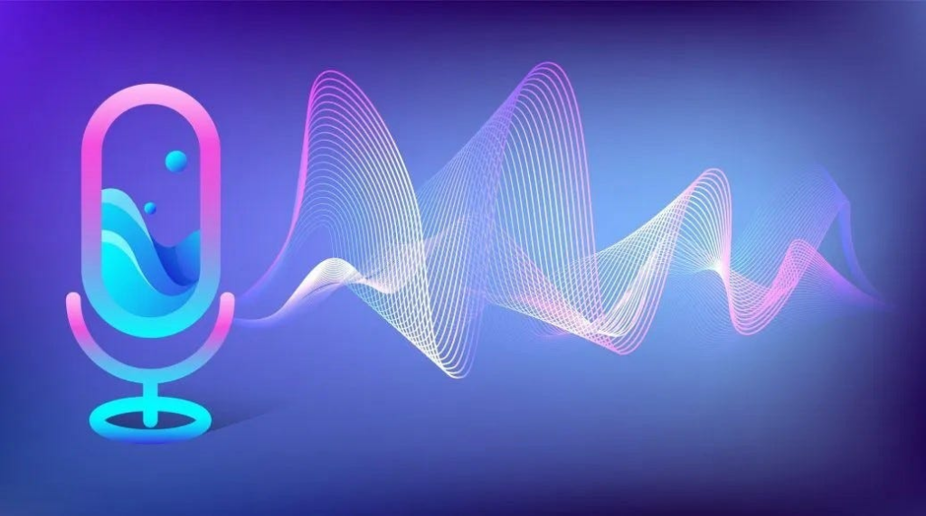 voice cloning mic and sound waves